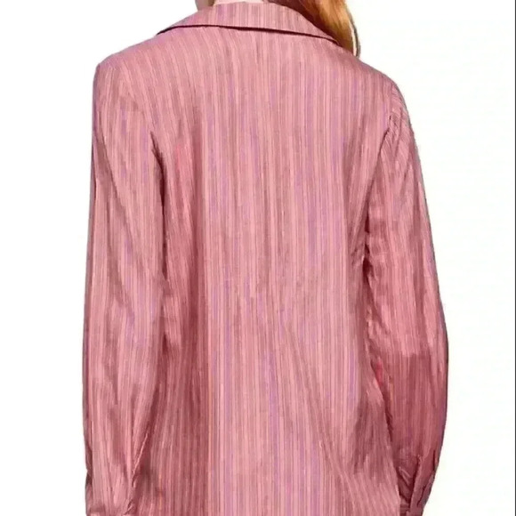 NEW! BCBGeneration Women’s M Striped Blouse Top NWT $98 - Picture 2 of 2